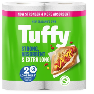 Tuffy 2 Ply White Double Length Tuffy 2 Ply White Double Length